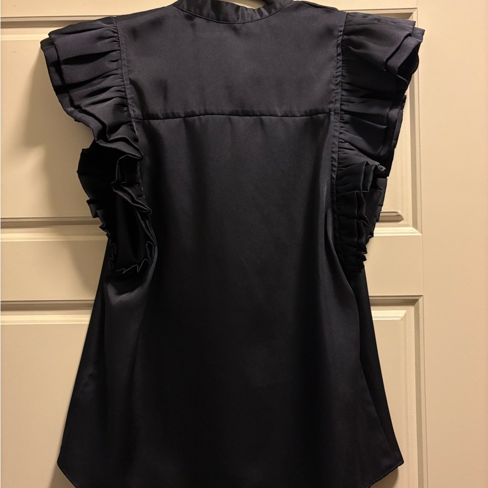 Express | Ruffled Sleeve Blouse - Picture 2 of 2